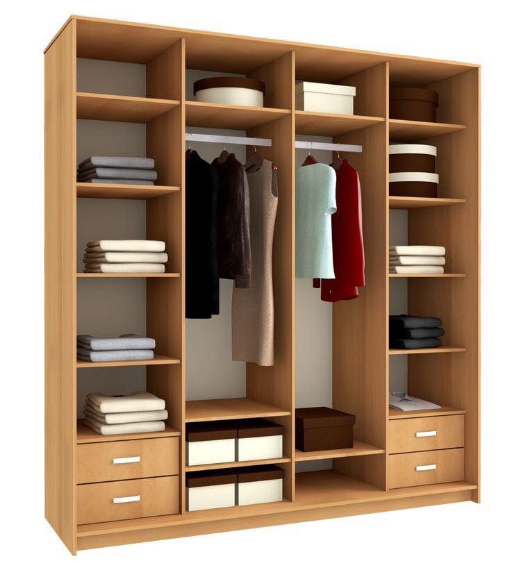Custom closet and storage system fabricated by Nightowl Woodworks
